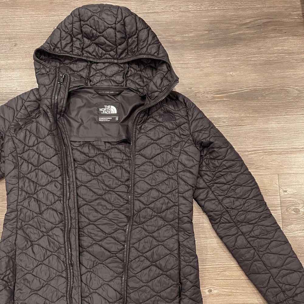 used North Face long coat